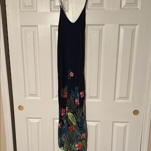 Floral Black Maxi Dress